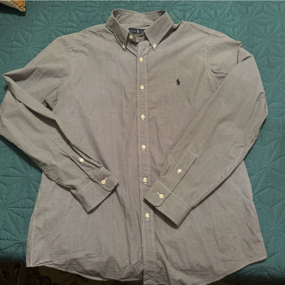 Ralph Lauren Polo Button Down Shirt Men’s Size Large Classic Fit L - Picture 1 of 3